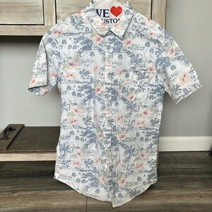 Free planet button down